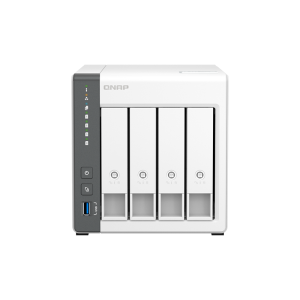 Servidor NAS QNAP de 4 Bahías tipo torre 4-core 2.0GHz 4GB RAM | TS-433