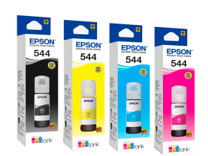 TINTAS COMBO X 4 EPSON 544 BLACK, YELLOW, MAGENTA, CIAN
