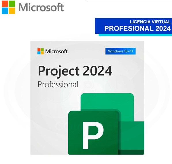 MICROSOFT PROJECT PROFESIONAL 2024 LICENCIA VIRTUAL (ESD) 1 PC EP2-07001