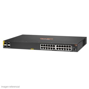 Switch HPE Aruba 6000 24G Class 4 PoE Power 370W / 4 x 1G/10G SFP / 24 x LAN GbE